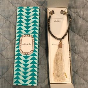 Stella&dot beaded bracelet with tassels